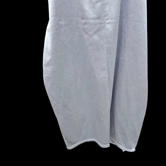 E.L.H STUDIO Elegant Silver Draped Dress Women Size S - Picture 13 of 15